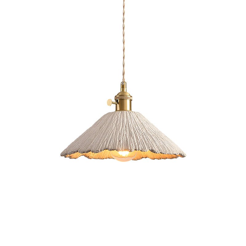 Nirove hanglamp met verstelbare stoffen kap