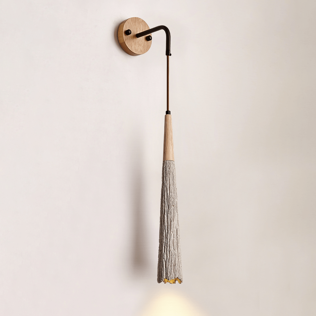 Microcement wandlamp
