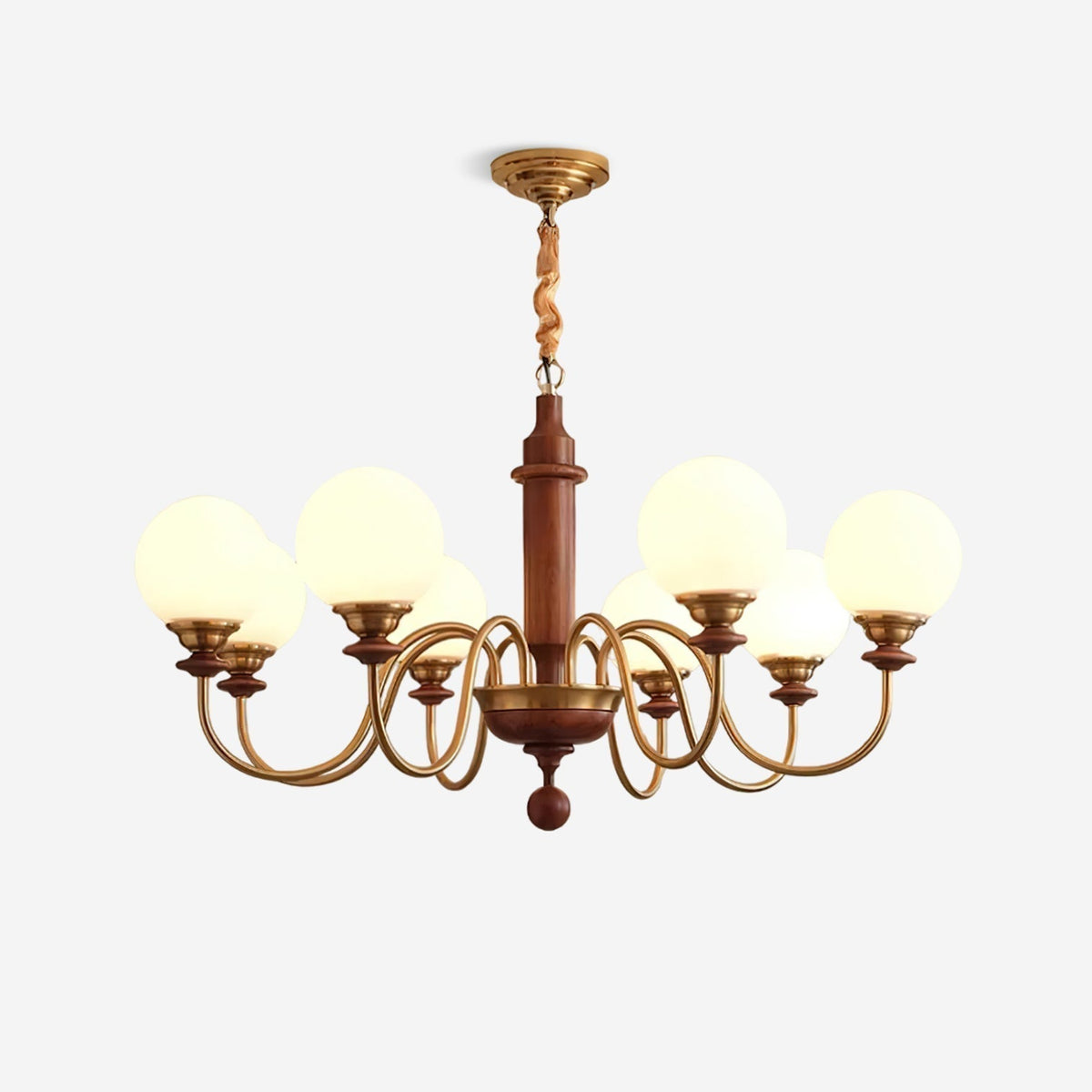 Lumivian 8-Light bollen Kroonluchter
