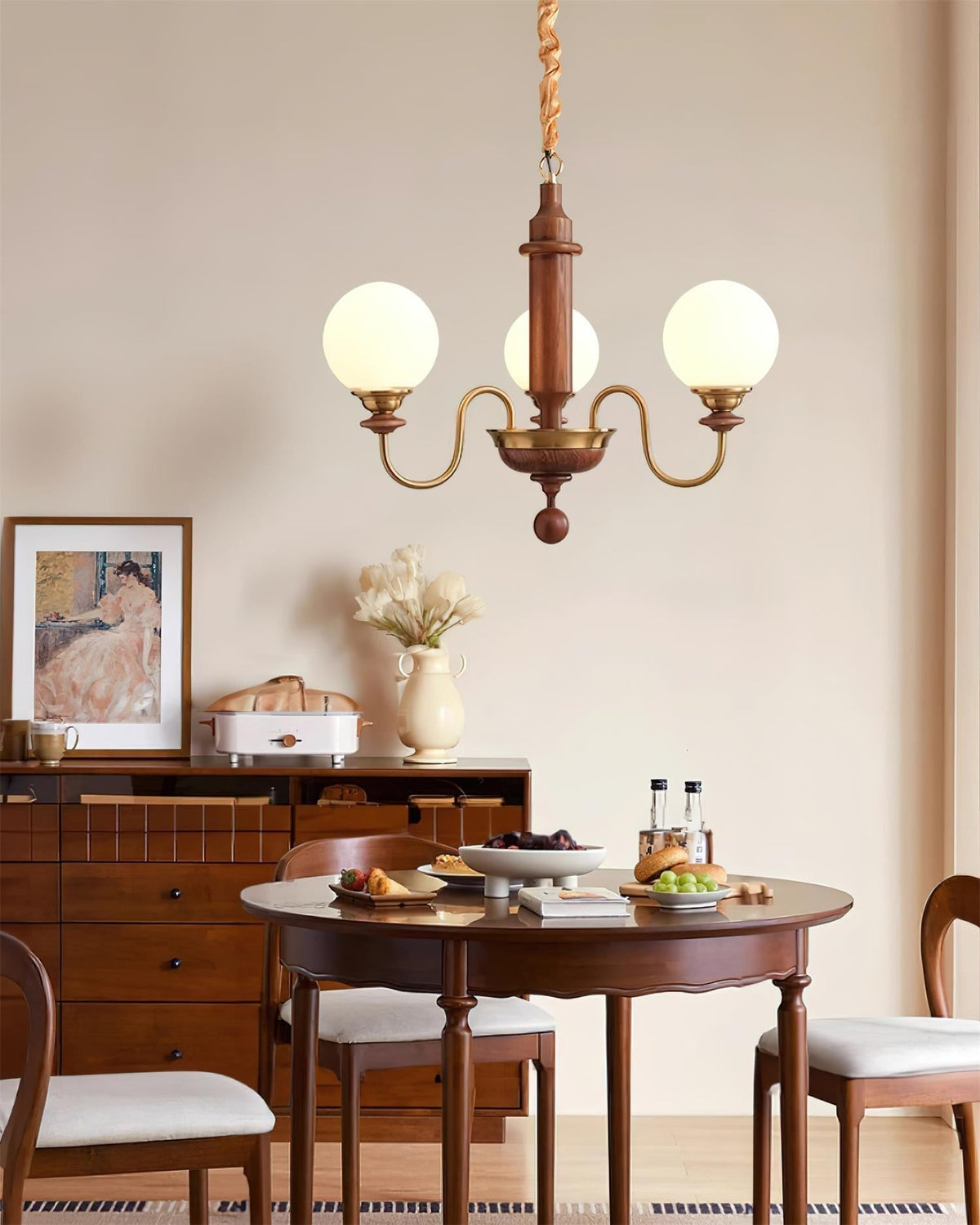 Lumivian 8-Light bollen Kroonluchter