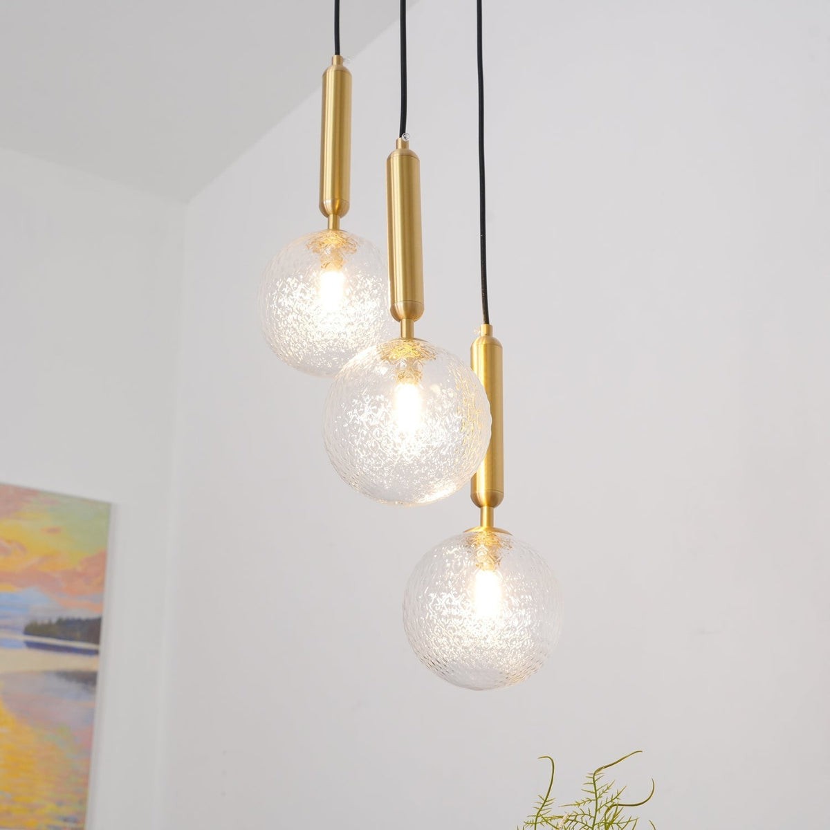 Aurelion Industriële hanglamp van messing