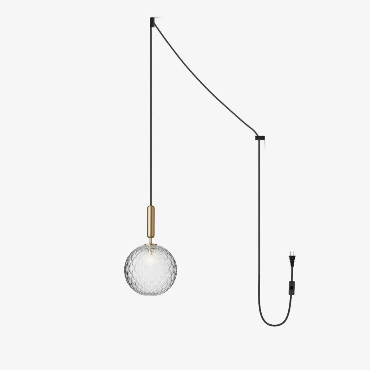 Teloza messing industriële hanglamp