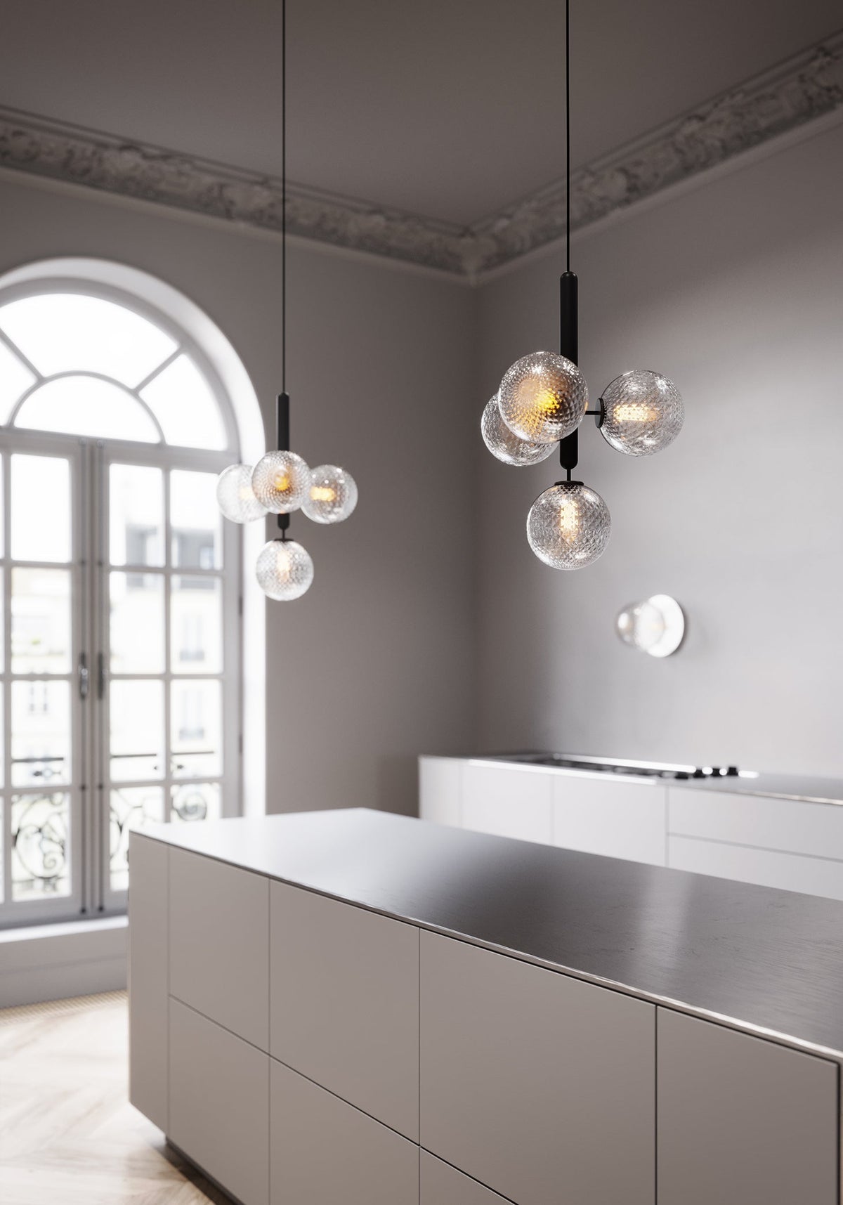 Aurelion Industriële hanglamp van messing