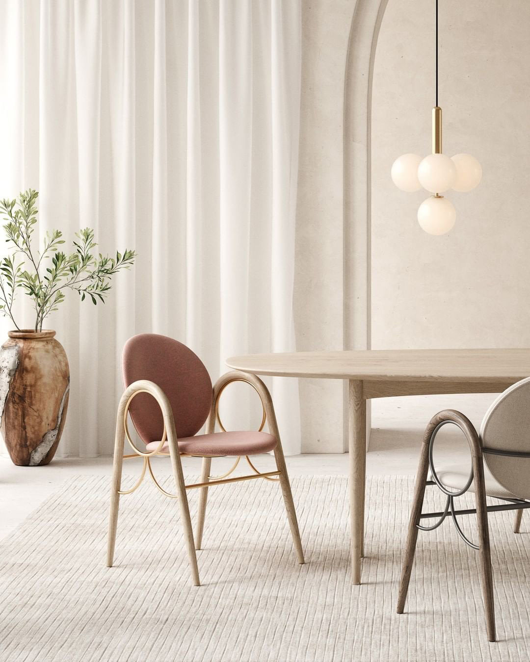 Lioraraya hanglamp met klassieke industriële stijl in glas