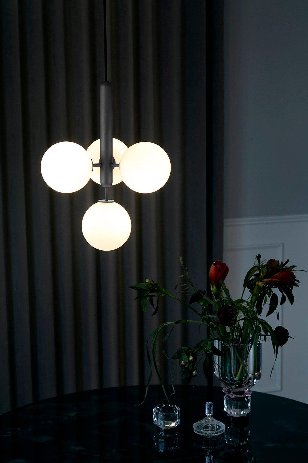Lioraraya hanglamp met klassieke industriële stijl in glas
