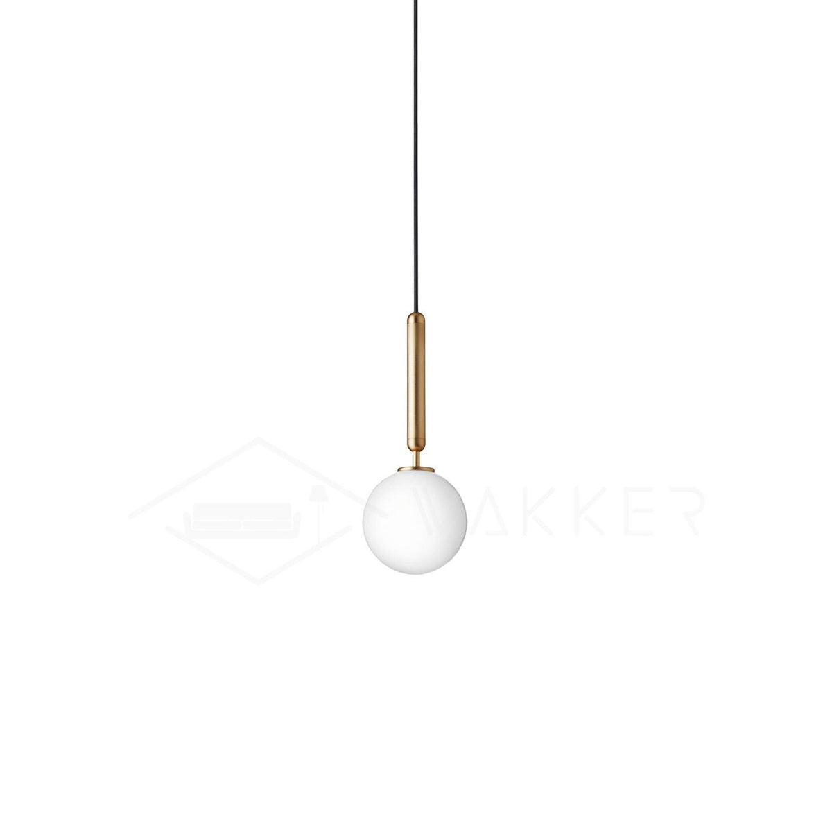 Aurelion Industriële hanglamp van messing