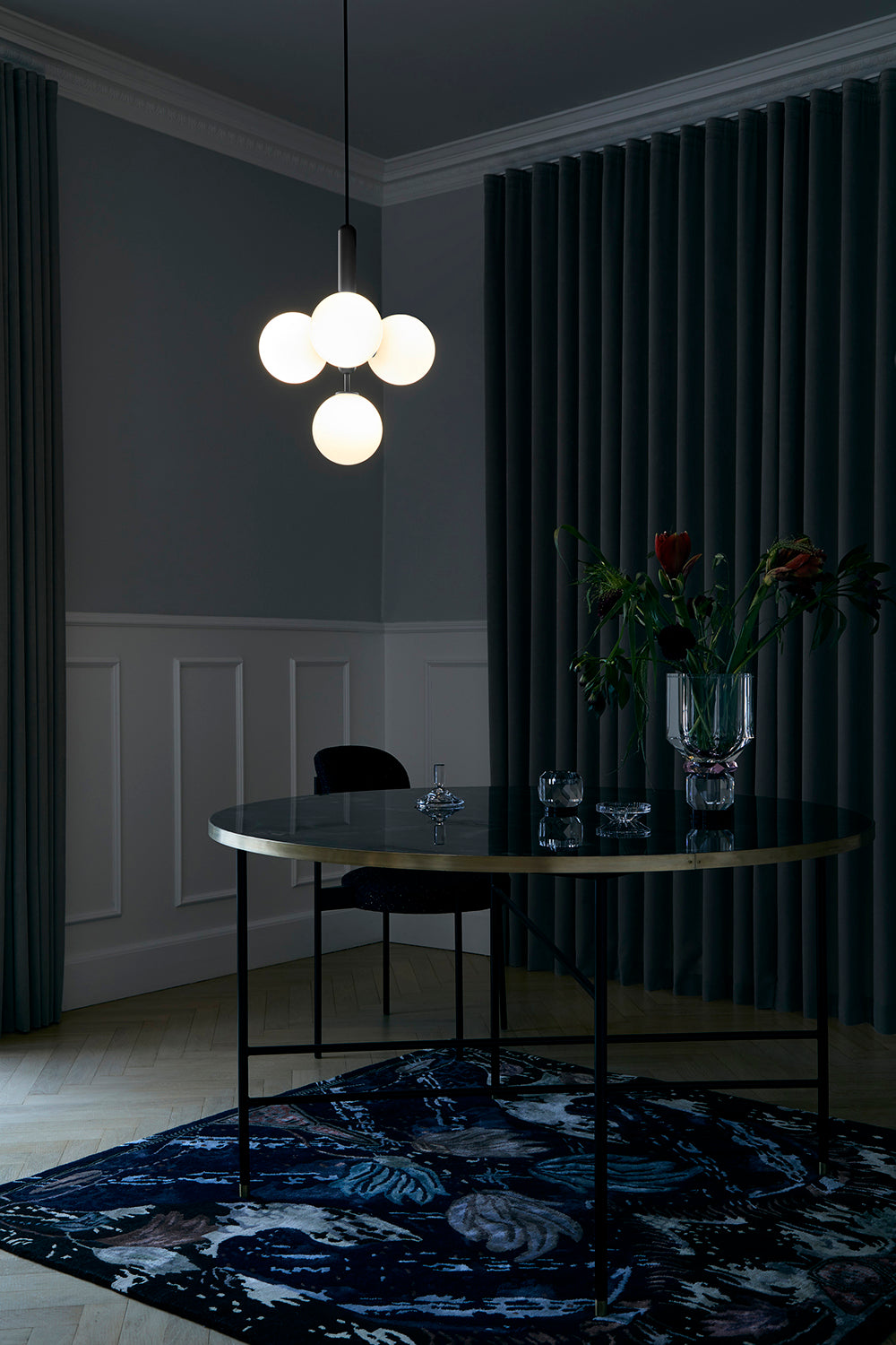 Teloza messing industriële hanglamp