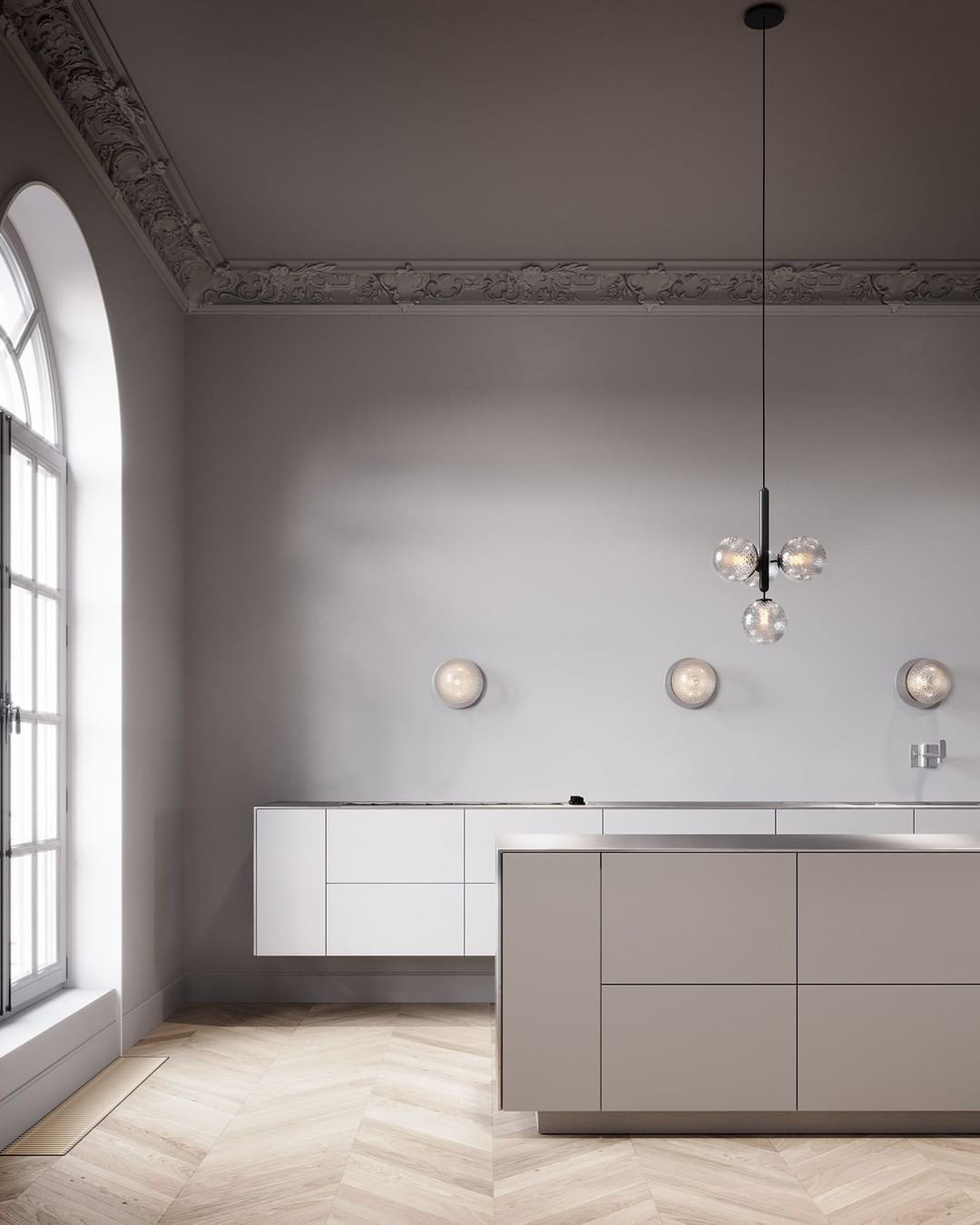 Aurelion Industriële hanglamp van messing
