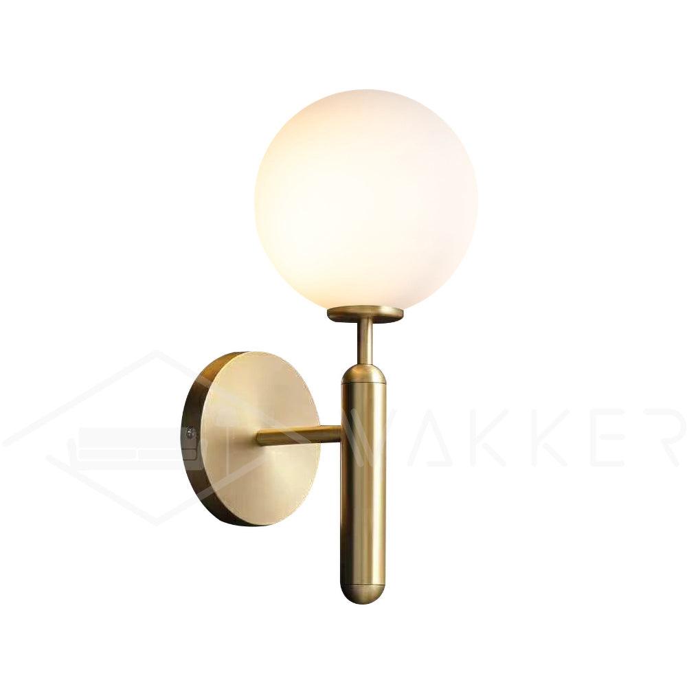 Kynlo wandlamp met stekker, glazen bol Nordic