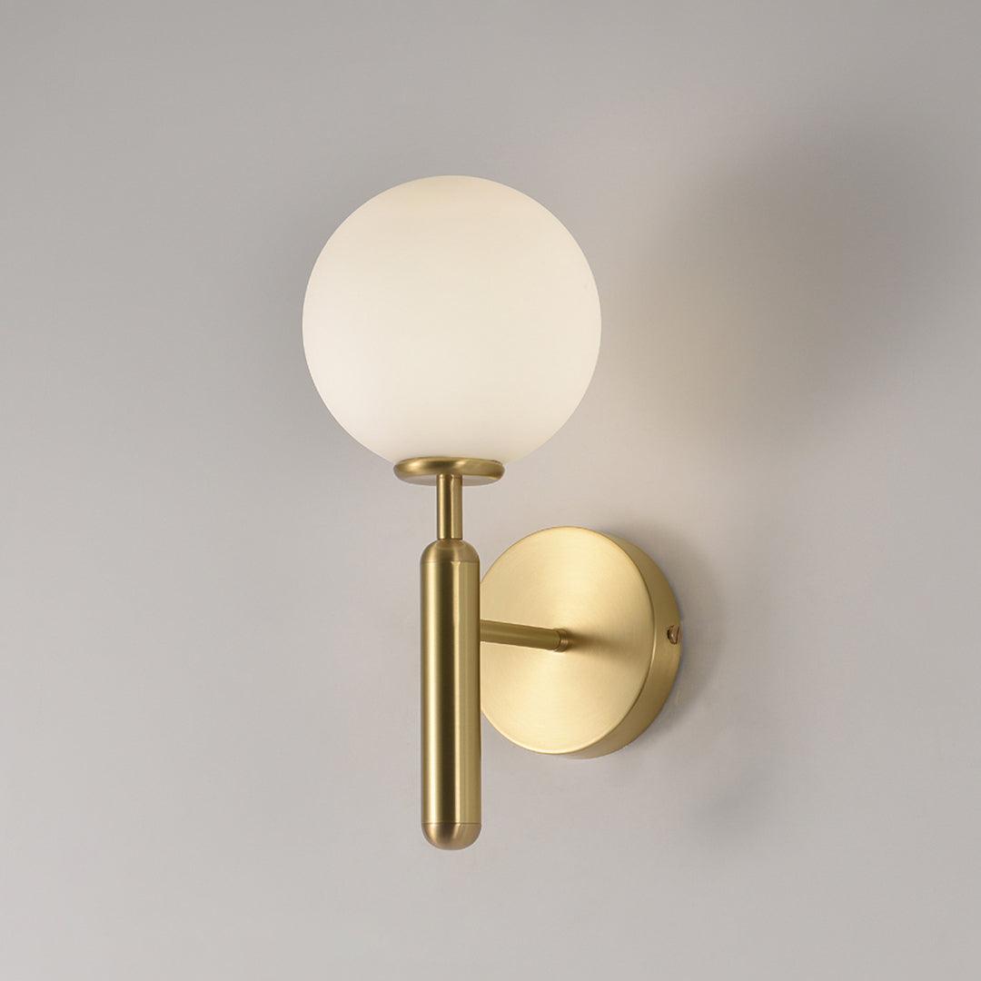 Kynlo wandlamp met stekker, glazen bol Nordic