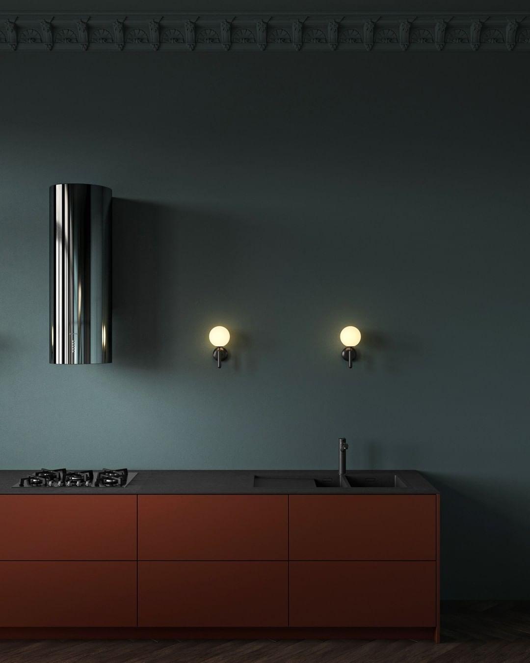 Kynlo wandlamp met stekker, glazen bol Nordic
