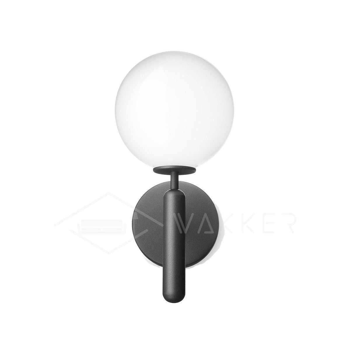 Kynlo wandlamp met stekker, glazen bol Nordic