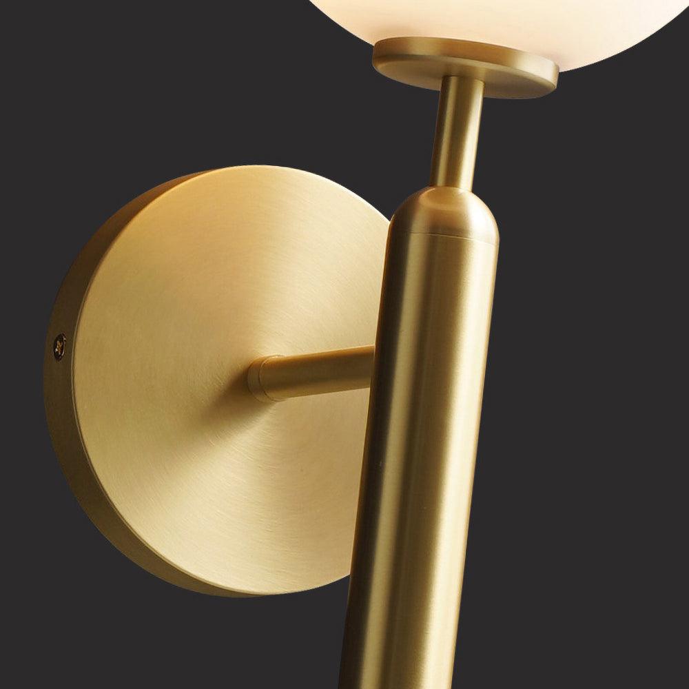 Kynlo wandlamp met stekker, glazen bol Nordic