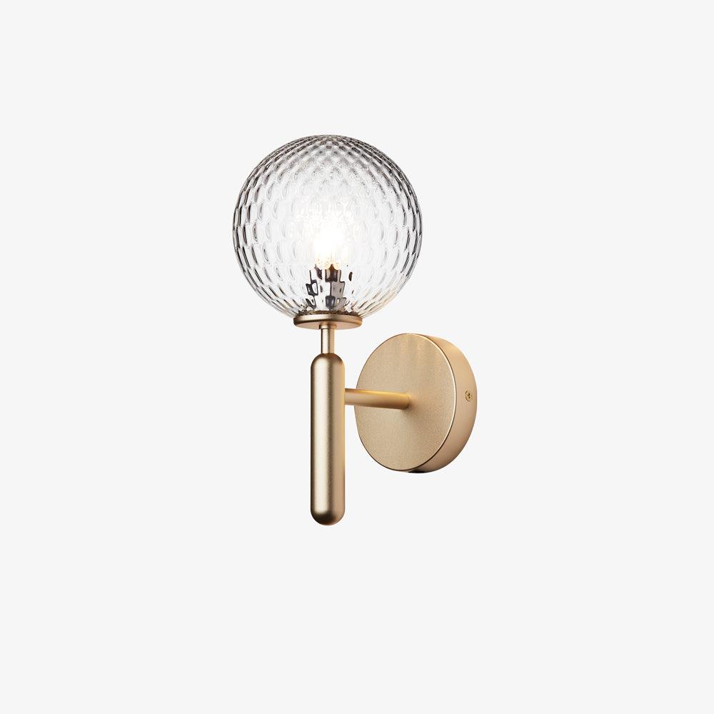 Kynlo wandlamp met stekker, glazen bol Nordic