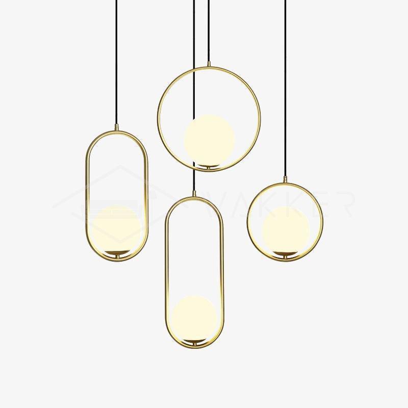 Orieria Moderne hanglamp van messing