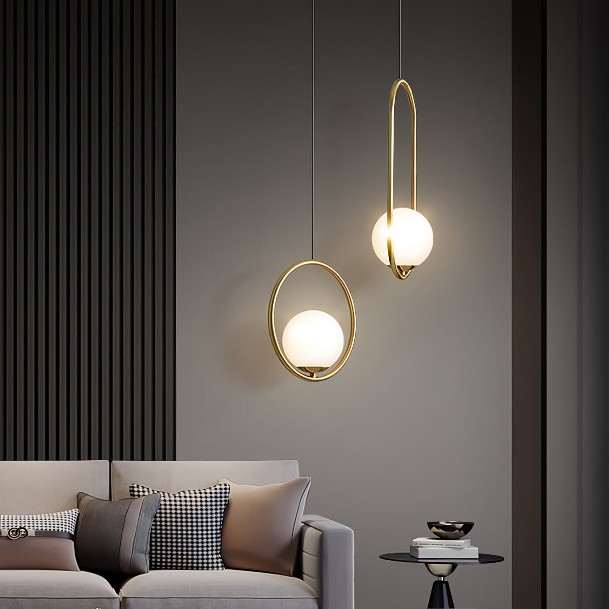 Orieria Moderne hanglamp van messing