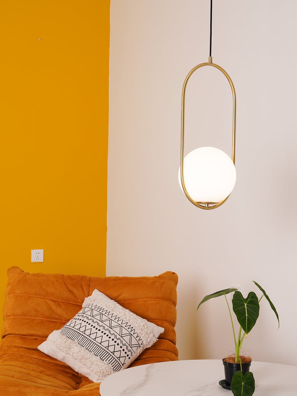 Orieria Moderne hanglamp van messing
