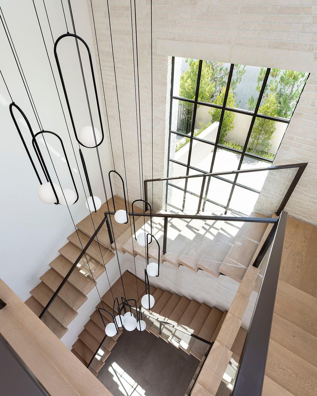 Orieria Moderne hanglamp van messing