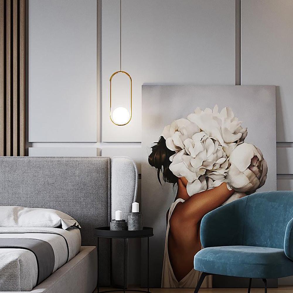 Orieria Moderne hanglamp van messing