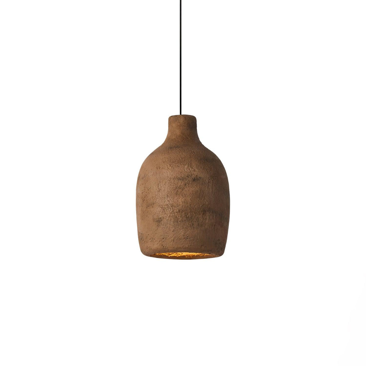Avenelelia industriële artistieke hanglamp in grijs en bruin