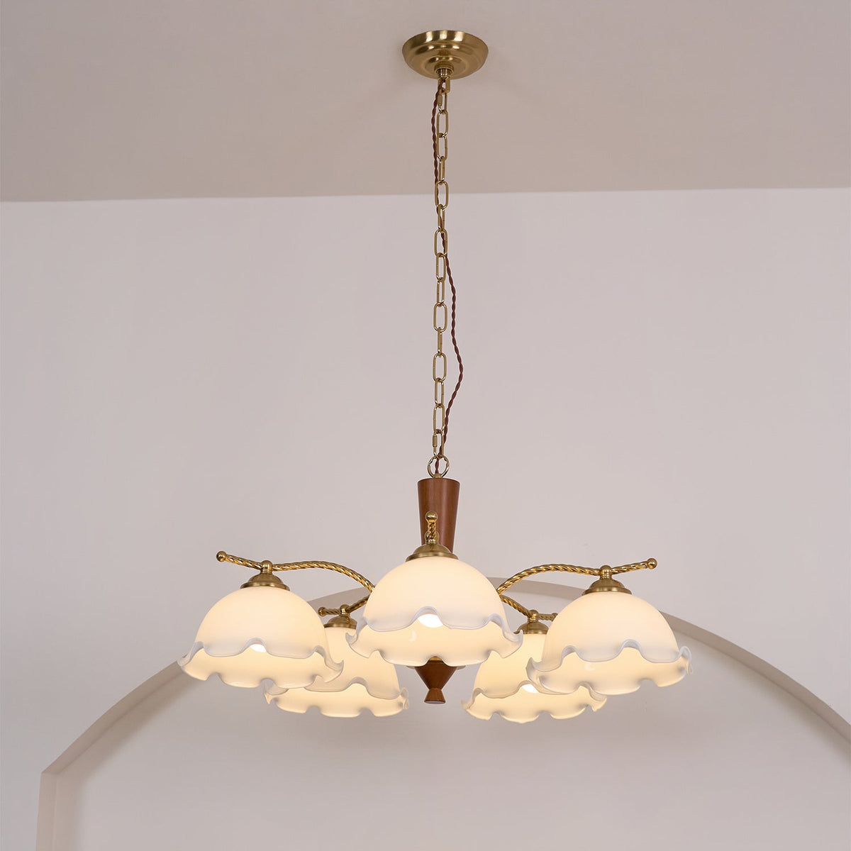 Daisy Vintage glas Kroonluchter