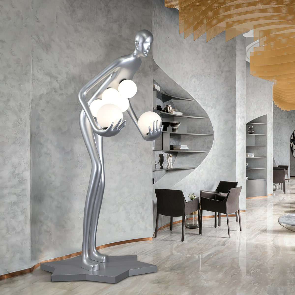 Foam vloerlamp