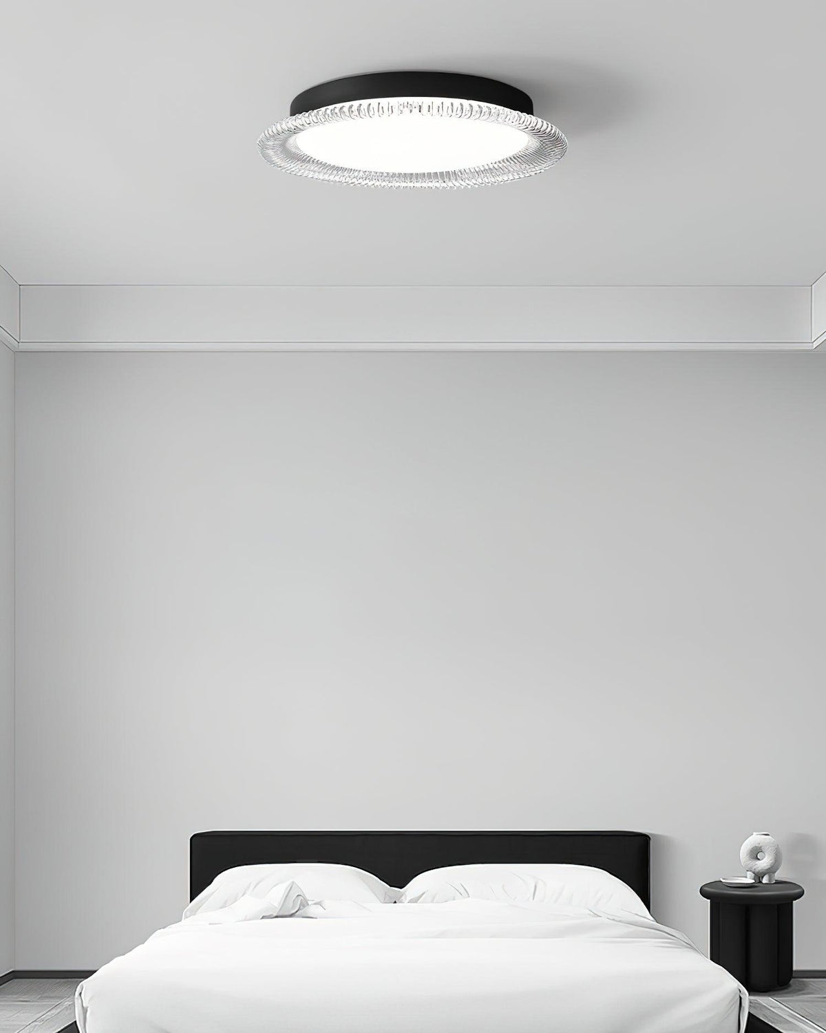 Crystaline Minimalistische plafondlamp van aluminium