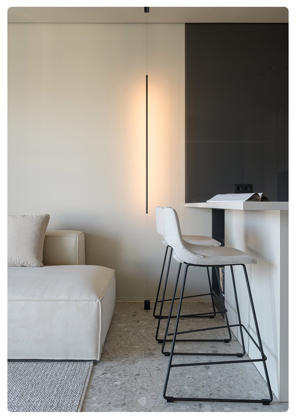 Caelorian Minimalistische lineaire LED hanglamp