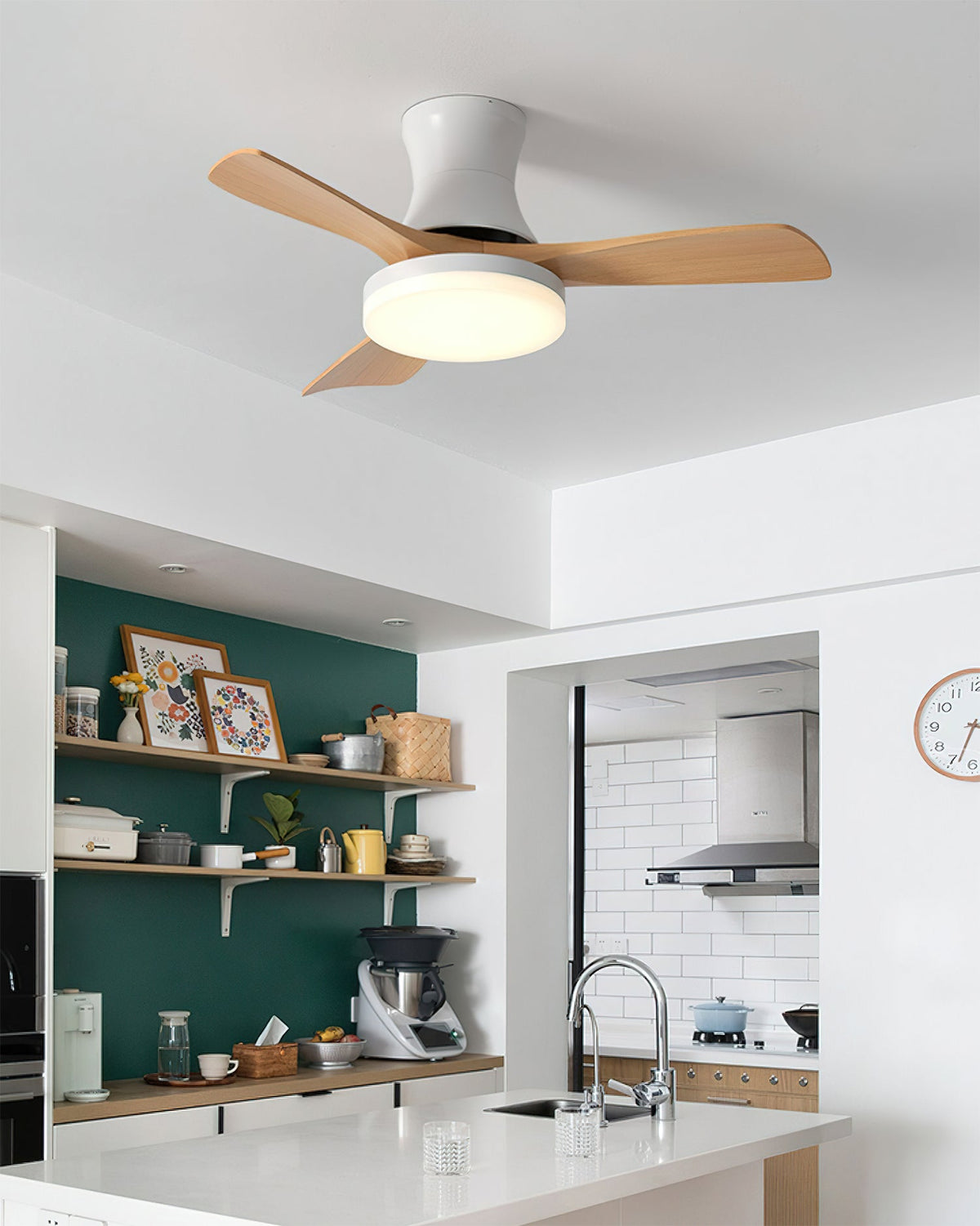 Hawthorne plafondventilator met verlichting