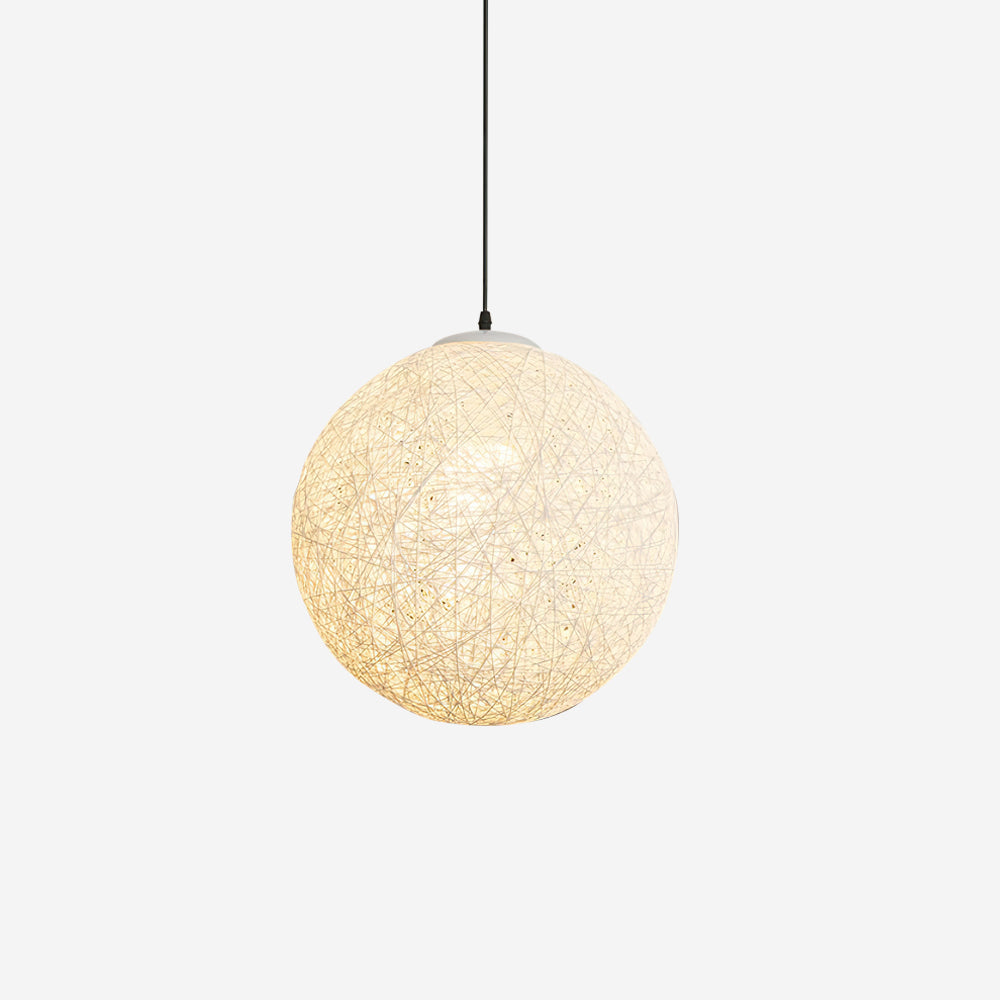 Rovira rotan hanglamp van henneprotan bol bohemien