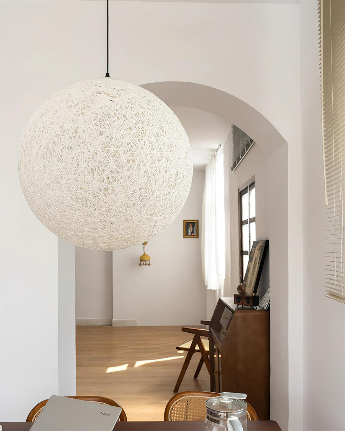 Rovira rotan hanglamp van henneprotan bol bohemien