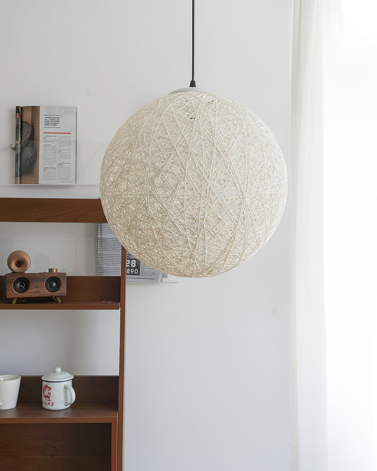 Rovira rotan hanglamp van henneprotan bol bohemien