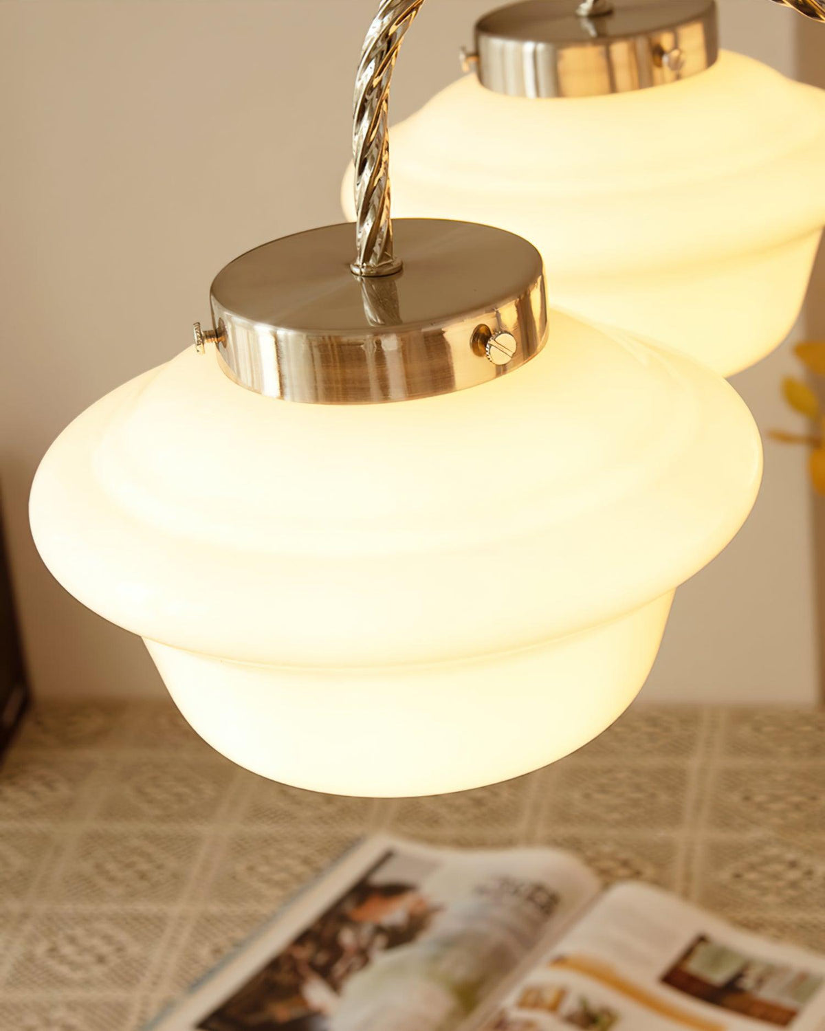 Curinel Vintage Chroom glas Kroonluchter