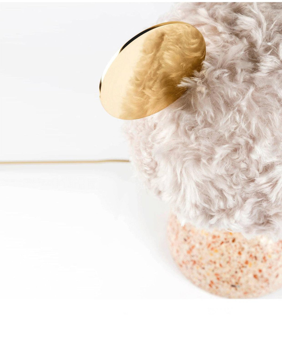 Terienise moderne tafellamp in roze