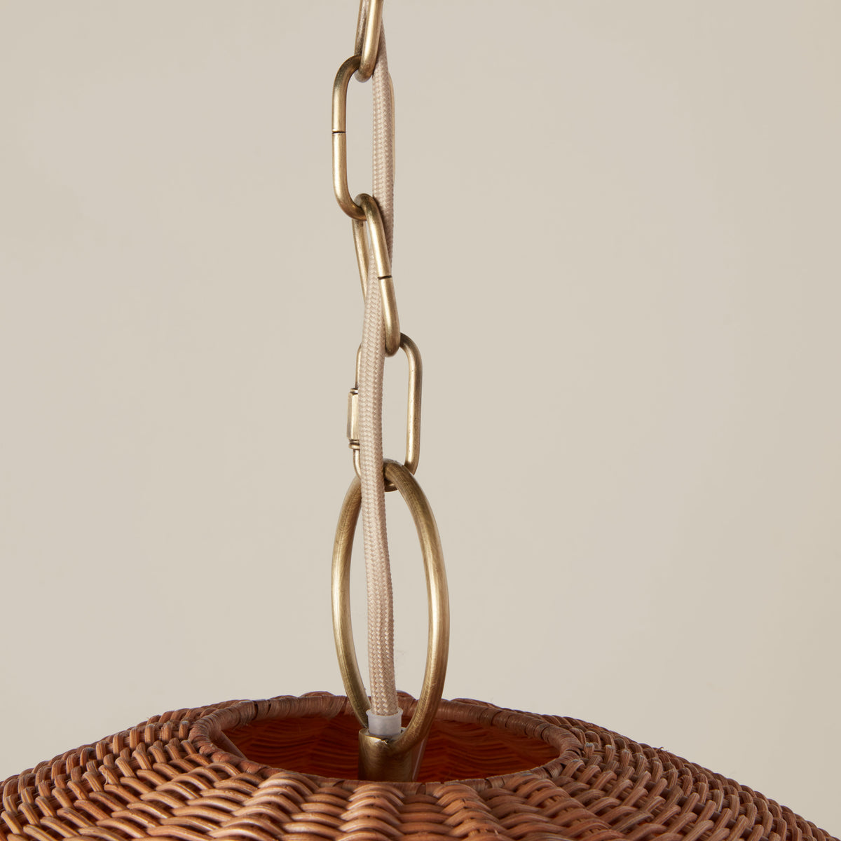 Ravisaya rotan hanglamp rond