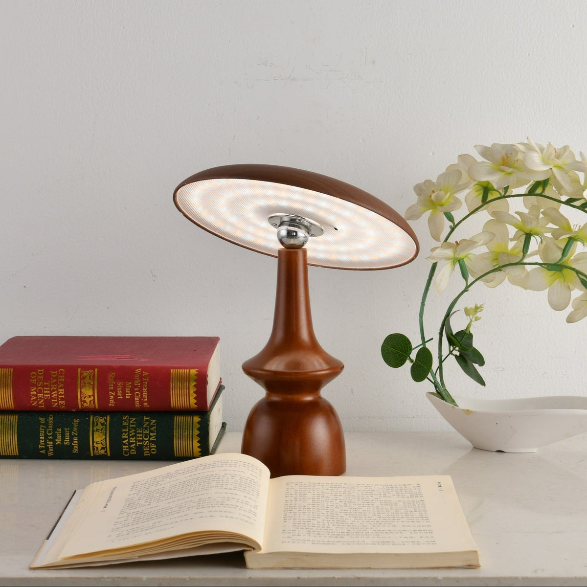 Orbis Vintage Houten tafellamp