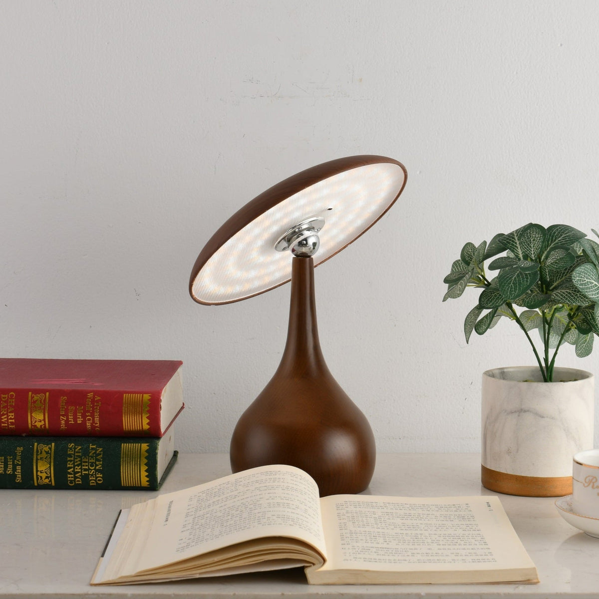 Orbis Vintage Houten tafellamp