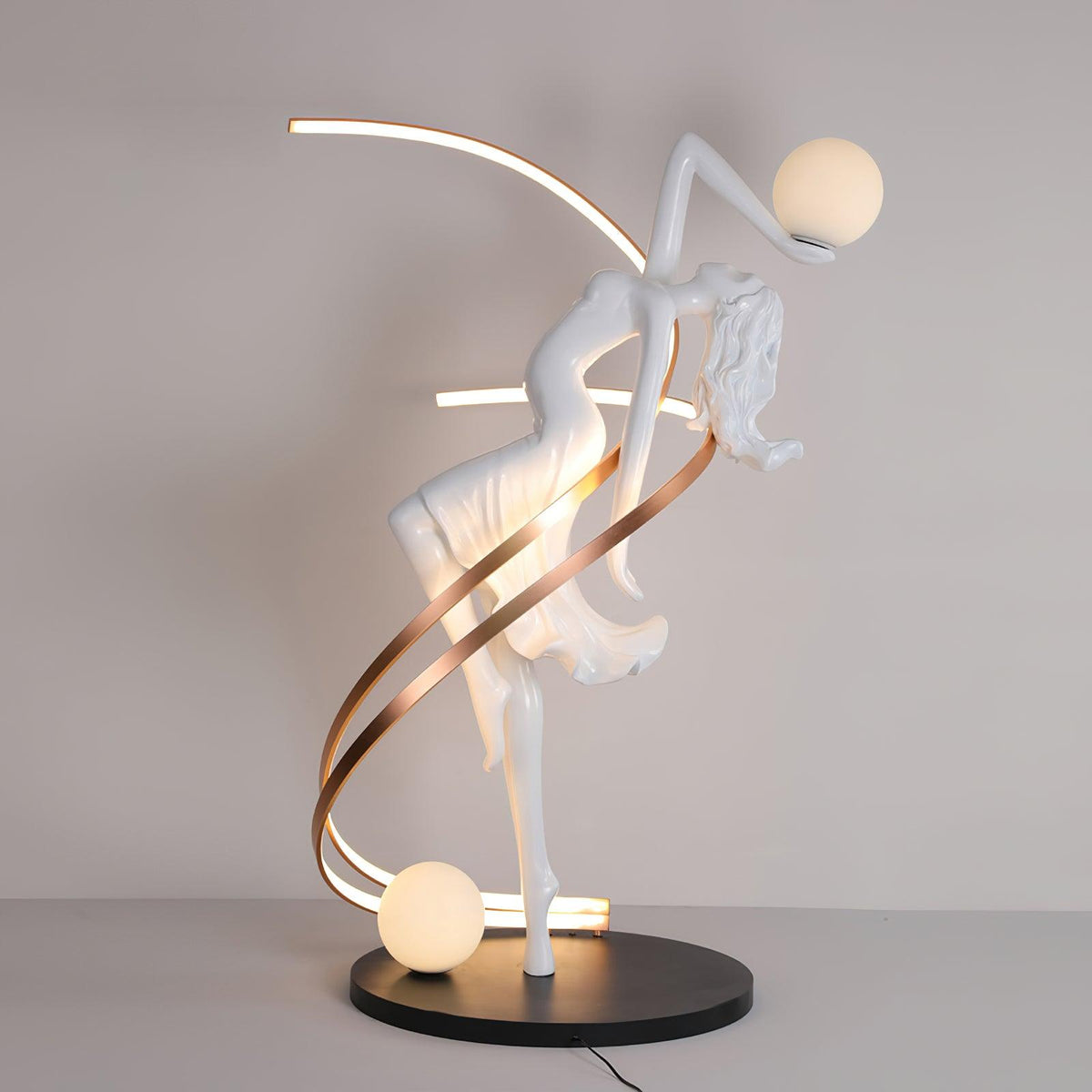 Mirorelia vloerlamp Goddess Statue elegant