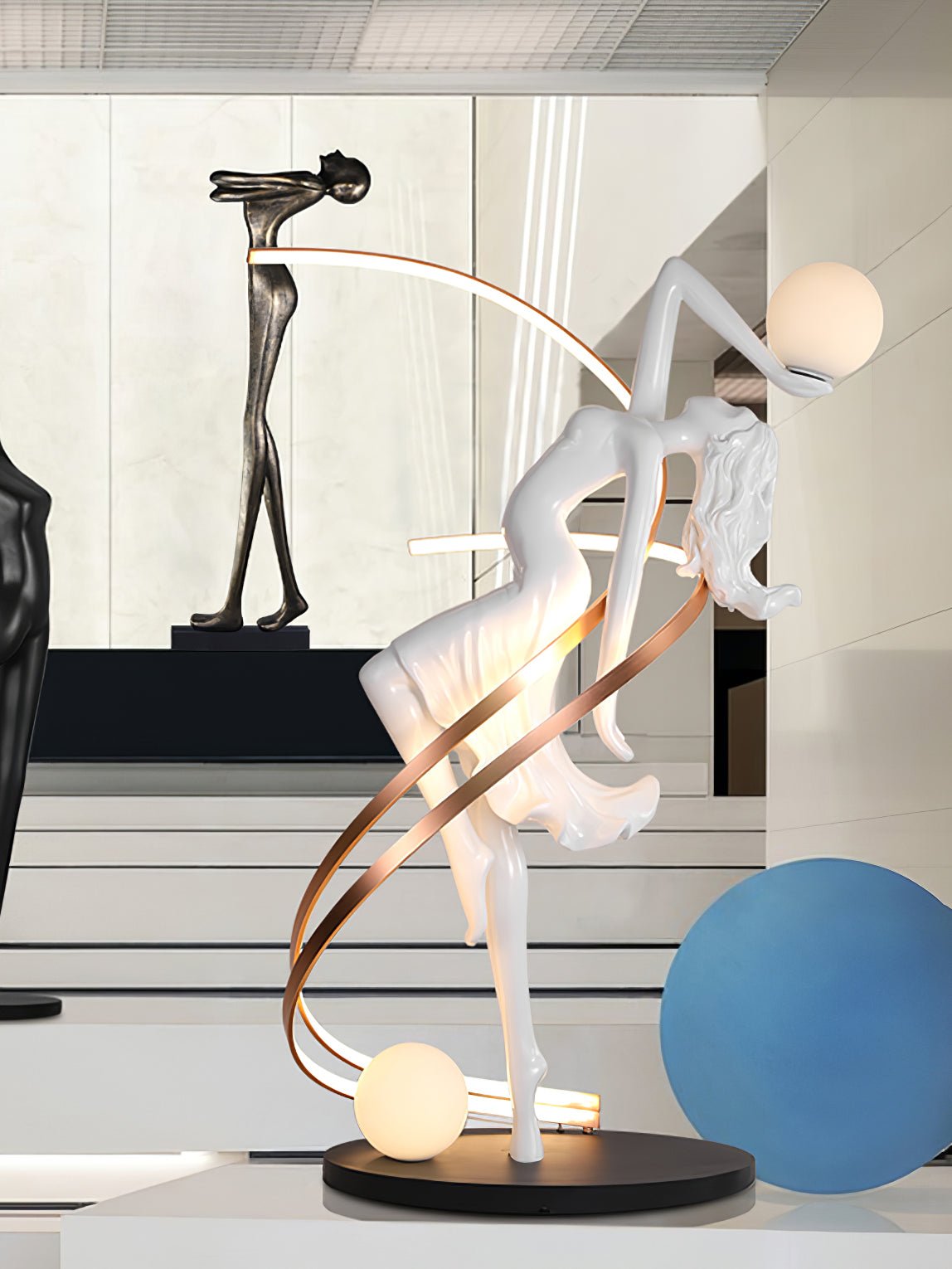 Mirorelia vloerlamp Goddess Statue elegant