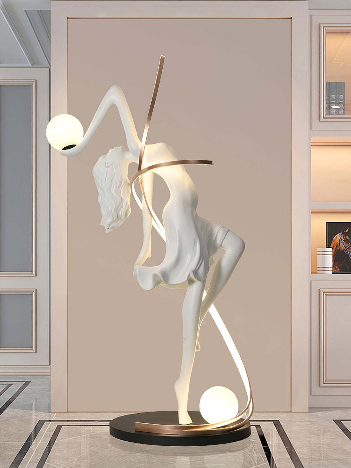 Mirorelia vloerlamp Goddess Statue elegant
