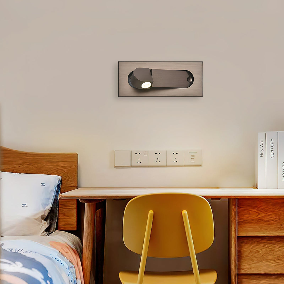 Lumisiella verstelbare moderne ledleeslamp voor naast het bed