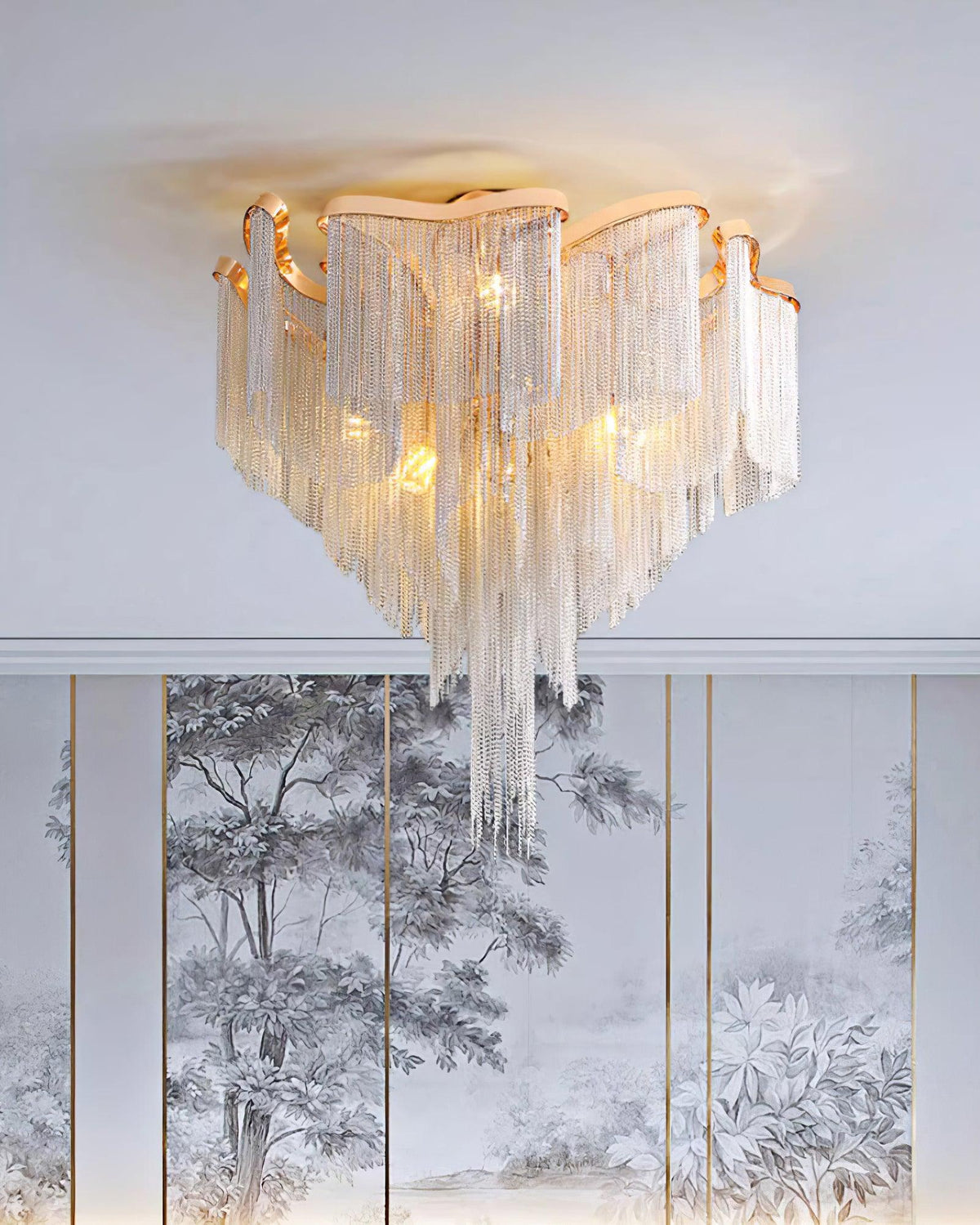 Mevrin Moderne plafondlamp met Tassel Art