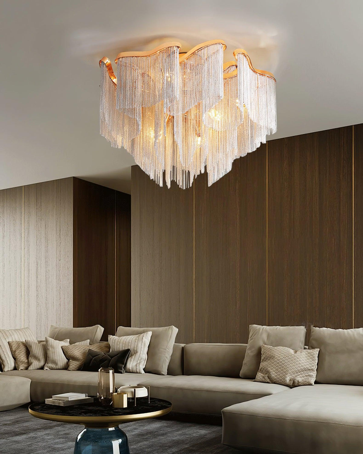 Mevrin Moderne plafondlamp met Tassel Art