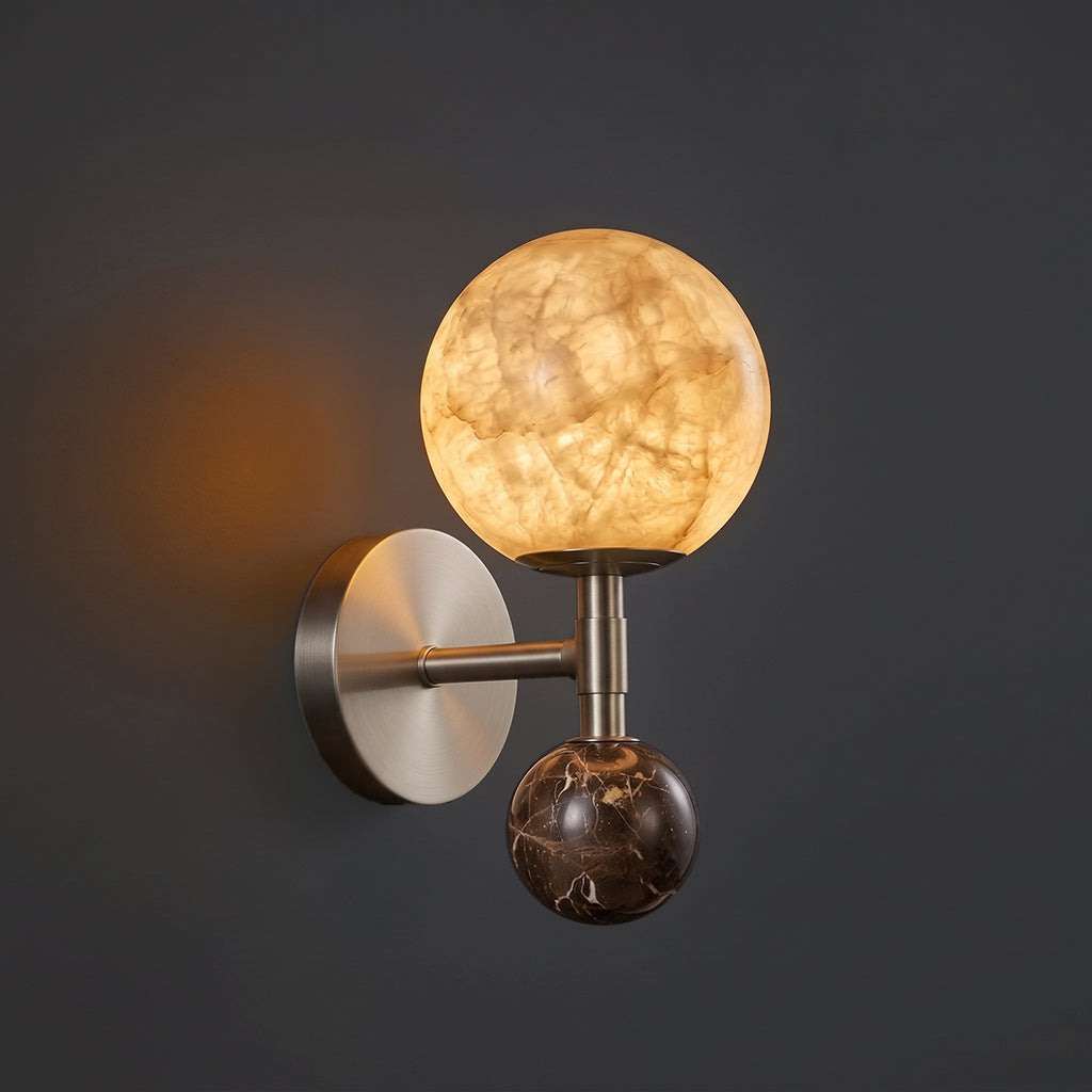 Tarrowcombe albast wandlamp