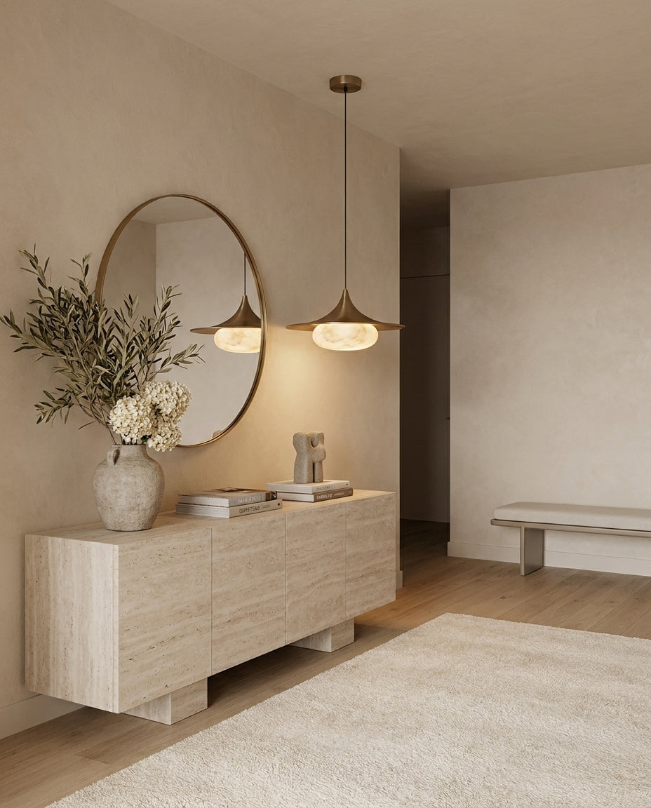 Fallowcrest albast hanglamp