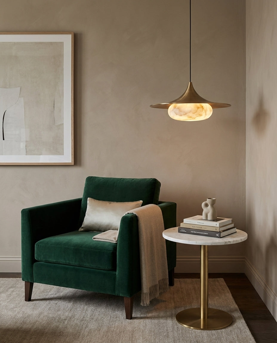 Fallowcrest albast hanglamp