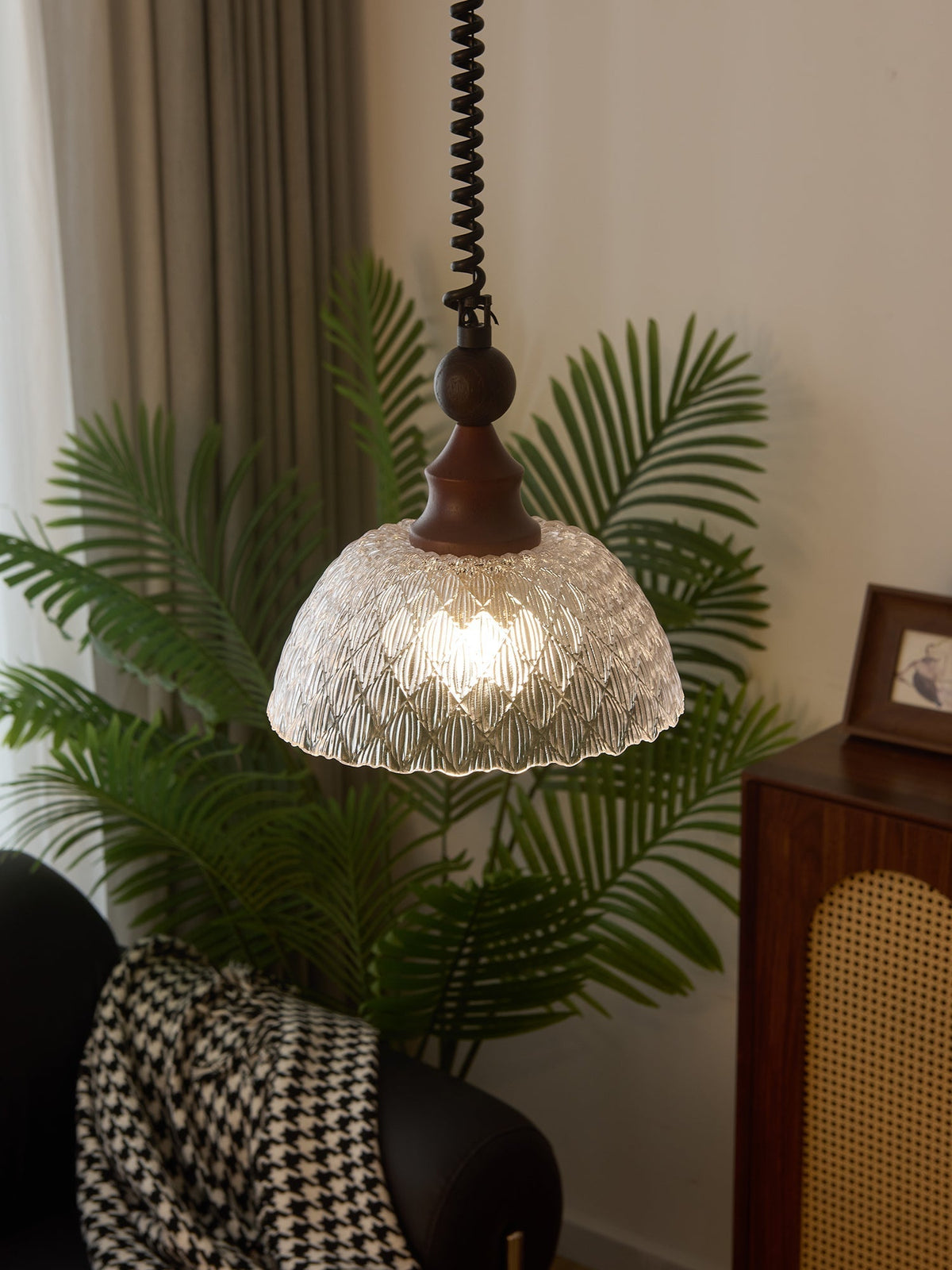Nydoreth elegantie Vintage Art Houten hanglamp