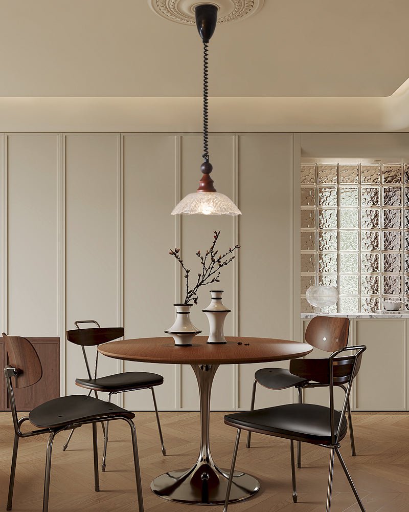 Nydoreth elegantie Vintage Art Houten hanglamp