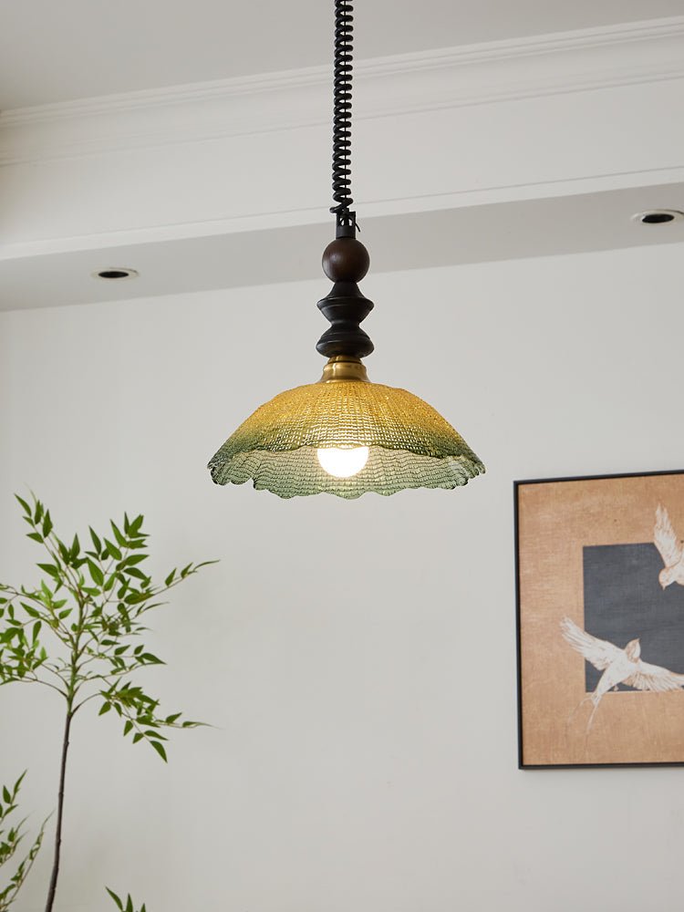 Nydoreth elegantie Vintage Art Houten hanglamp
