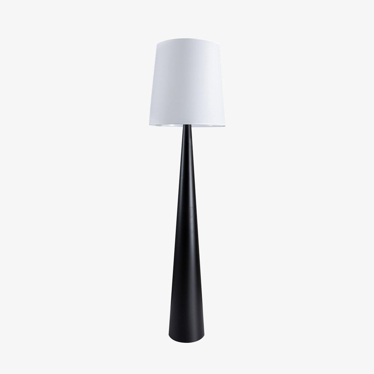 Linania vloerlamp met stoffen kap in minimalistisch ontwerp